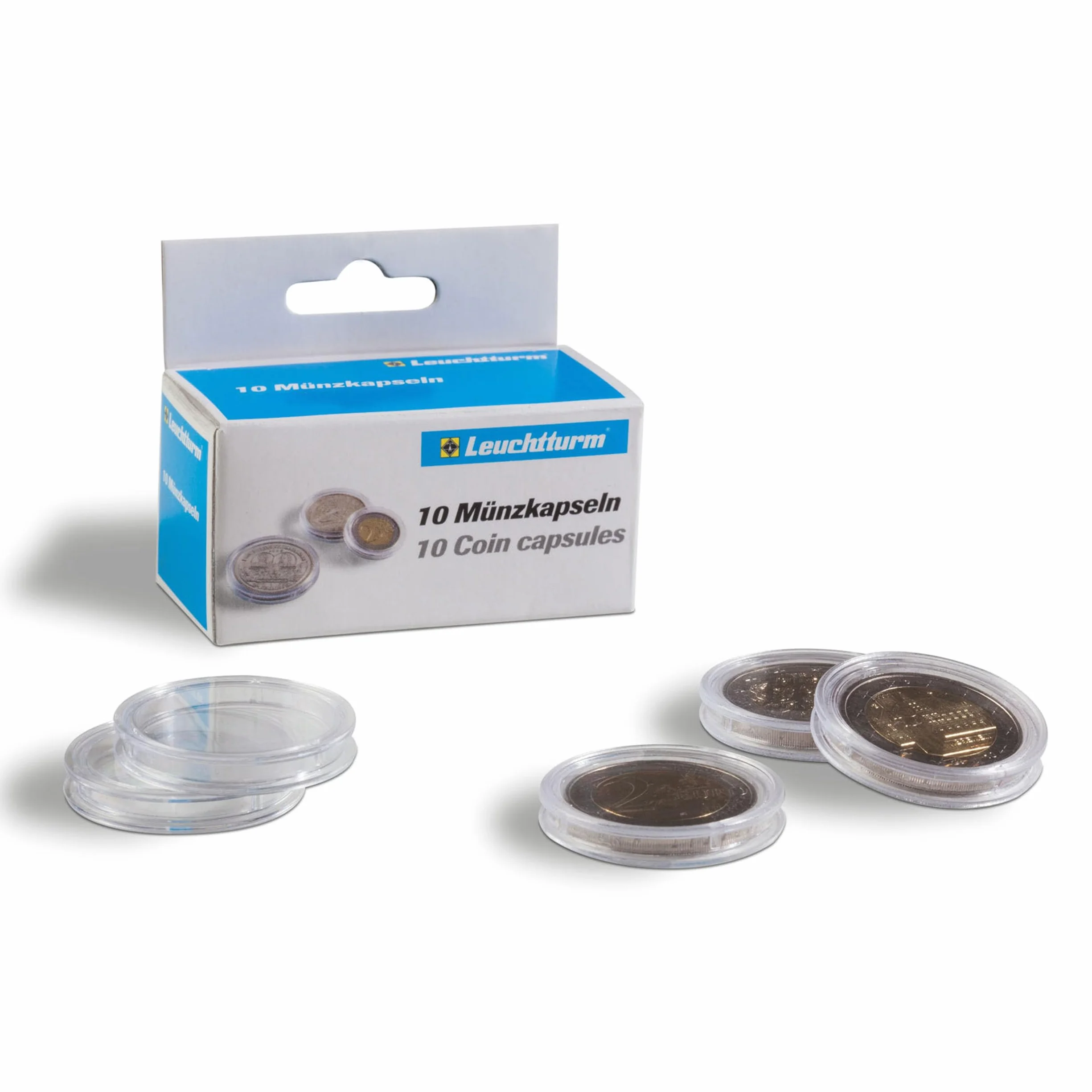 Latarnia morska kapsułki monet na monety 33 mm szt. 10 sztuk