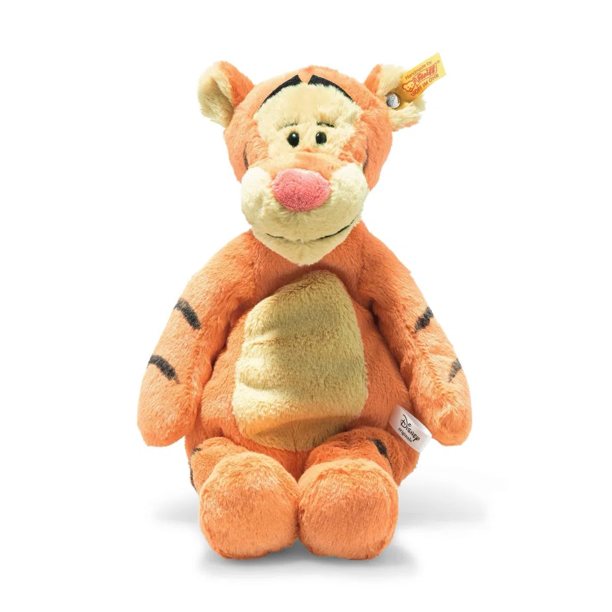 Steiff Przytulanka tygrys z Kubusia Puchatka, słodka pluszowa zabawka, chłopcy, dziewczynki i niemowlęta od 0 miesięcy, Soft Cuddly Friends Disney Orig., tygrys, 30 cm, 024535