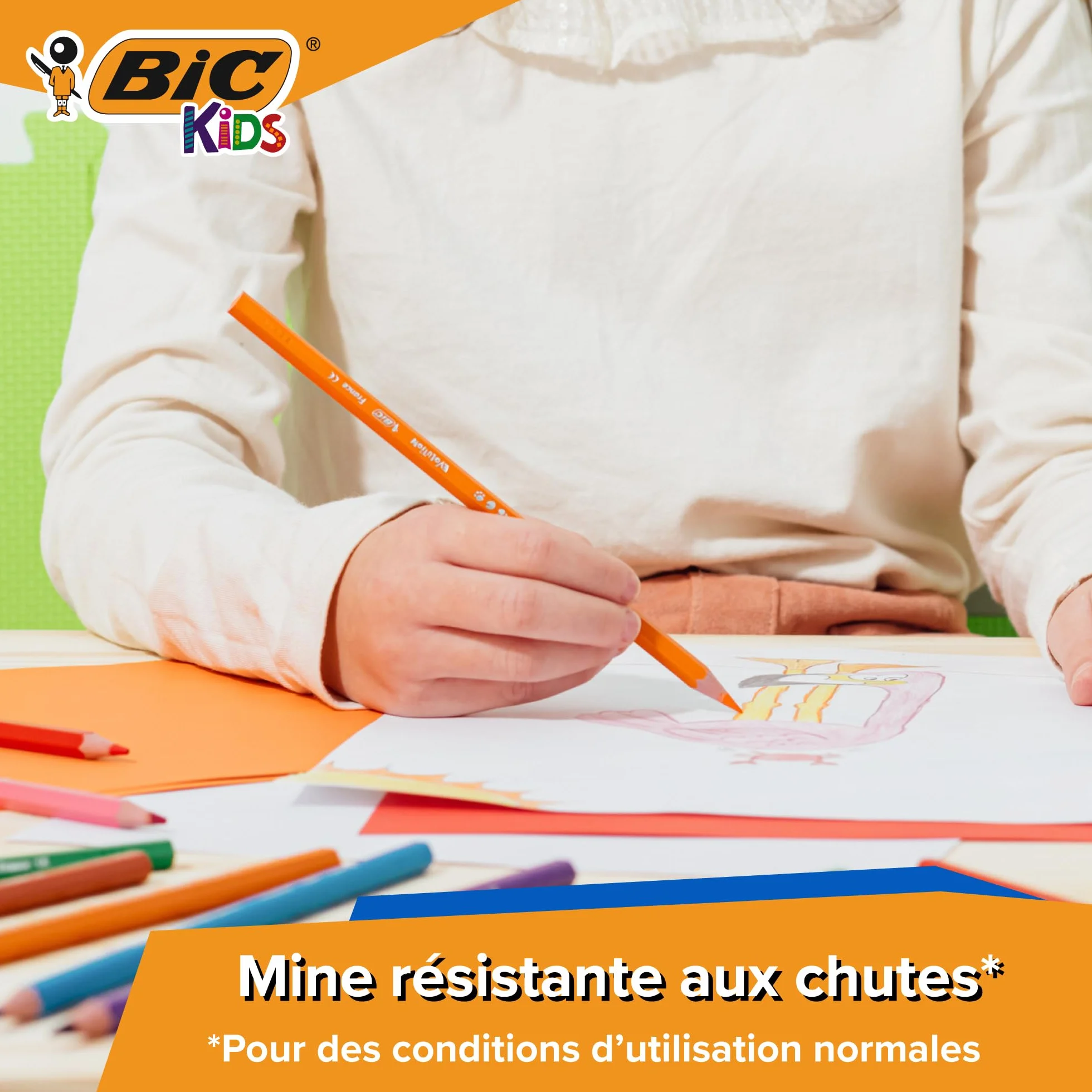 BIC Kids Evolution ECOlutions Kredki ołówkowe Pudełko 24szt