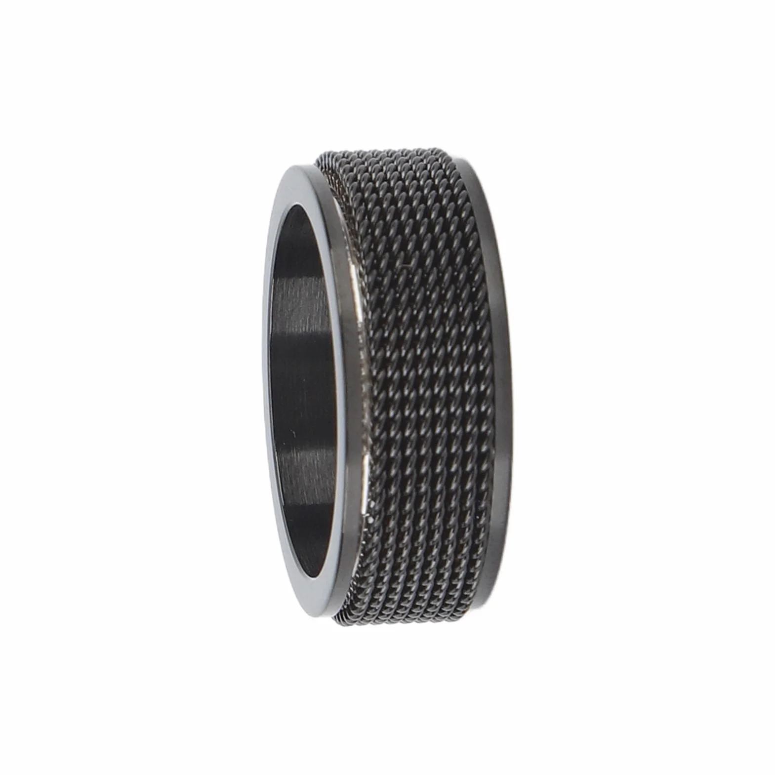 8MM Męski pierścień Niepokoju, Fidget Rings na Niepokój Spinning Fidget Toy Ring, ADHD Stress Relief Ring Spinner Ring Urodzinowe Prezenty dla Nastoletnich Chłopców (8)